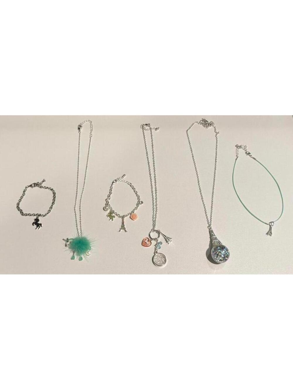 Unicorn and Paris, Bracelet and Necklace Lot